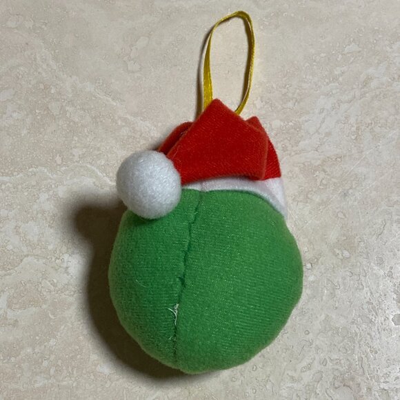 3/$20, M&M's Green w/ Red Santa Hat Stuffed Plush Christmas Ornament - Picture 2 of 5